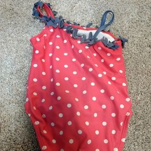 Pokadot Swimtsuit 4T